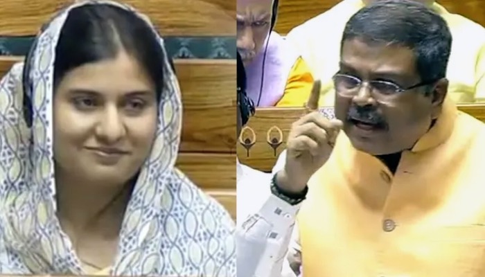 सपाई Iqra Hasan ने ऐसा क्या कहा केंद्रीय मंत्री Dharmendra Pradhan ने भरे सदन में की तारीफ