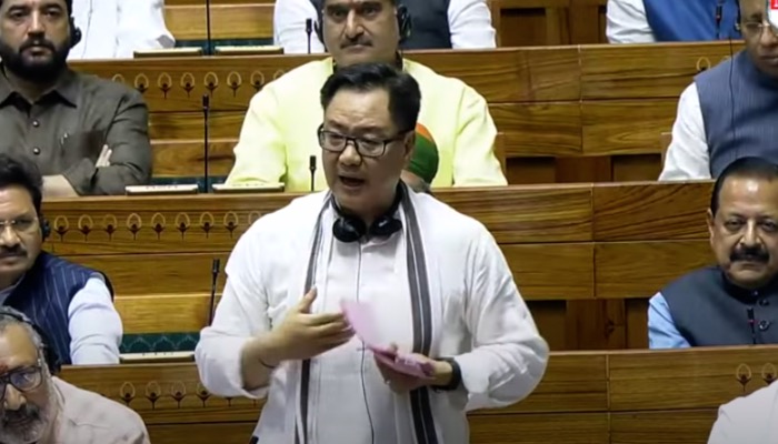 Kiren Rijiju का बीच सदन में हुआ पारा हाई, क्यों कहा- मैं मुस्लिम नहीं हूं ?