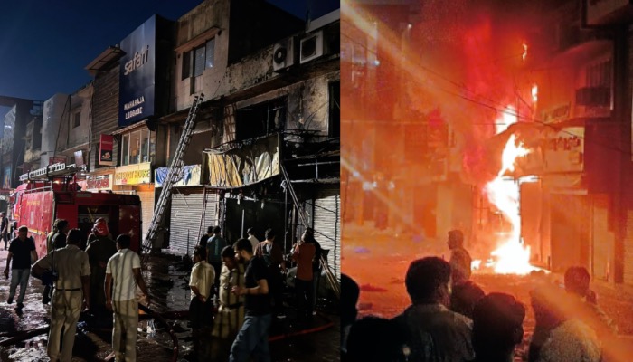 दिल्ली की सरोजिनी नगर मार्केट में आग से मची अफरा-तफरी, दमकल की 5 गाड़ियों ने पाया काबू; राजेंद्र नगर-पश्चिम विहार में भी आग की घटनाएं
