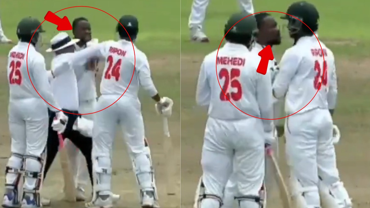 LIVE मैच में भिड़े अफ्रीका-बांग्लादेश के क्रिकेटर, मारपीट तक पहुंची बात, सोशल मीडिया पर VIDEO वायरल