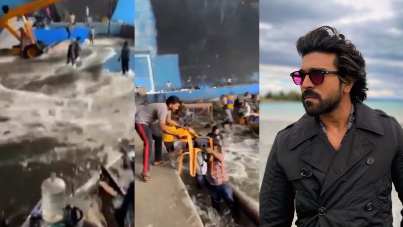 राम चरण की फिल्म 'द इंडिया हाउस' की शूटिंग में भयंकर हादसा, कैमरामैन समेत कई लोग घायल