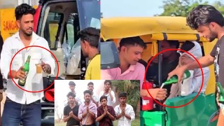 निर्जला एकादशी के दिन सड़क पर 'लप्पू सचिन' ने खुलेआम बांटी शराब-बीयर, वीडियो वायरल होते ही पुलिस ने लिया तगड़ा एक्शन