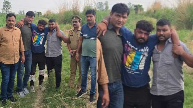गाजियाबाद: हत्या के आरोप में फरार ₹25,000 का इनामी पुलिस के हत्थे चढ़ा, मुठभेड़ के बाद गिरफ्तार