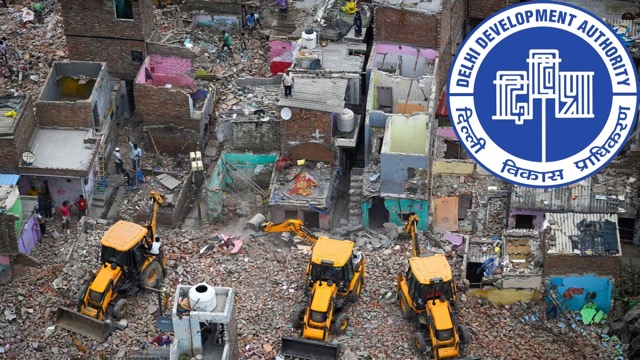 दिल्ली में फिर गरजा बुलडोजर, अशोक विहार में एक ही दिन में एक हजार झुग्गियां जमींदोज