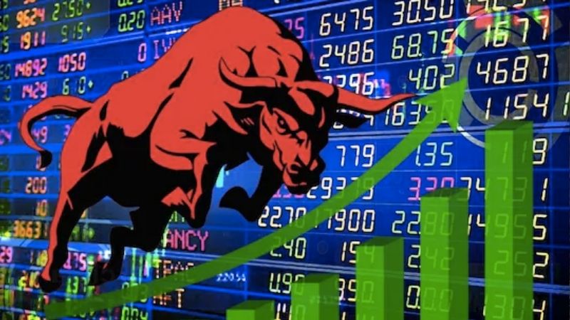 वैश्विक तनाव कम होने से भारतीय शेयर बाजार की हुई बल्ले-बल्ले, हरे निशान के साथ सेंसेक्स 400 अंक से अधिक चढ़ा