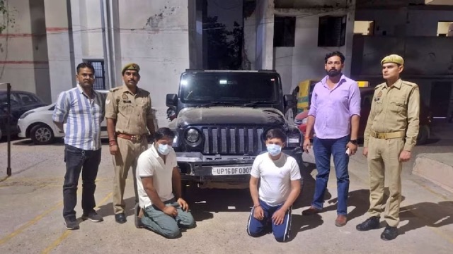 नोएडा थार कांड में पुलिस का बड़ा एक्शन, दो मुख्य आरोपियों को किया गिरफ्तार