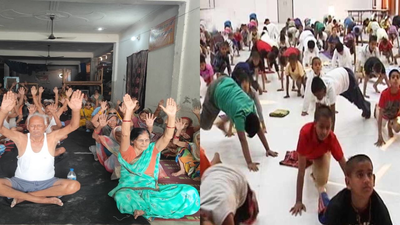UP: योगी सराकर की अनूठी पहल, सभी वृद्धाश्रम और सर्वोदय विद्यालयों में योग कार्यक्रम का आयोजन, बच्चों-बुजुर्गों ने लिया बढ़चढ़कर हिस्सा