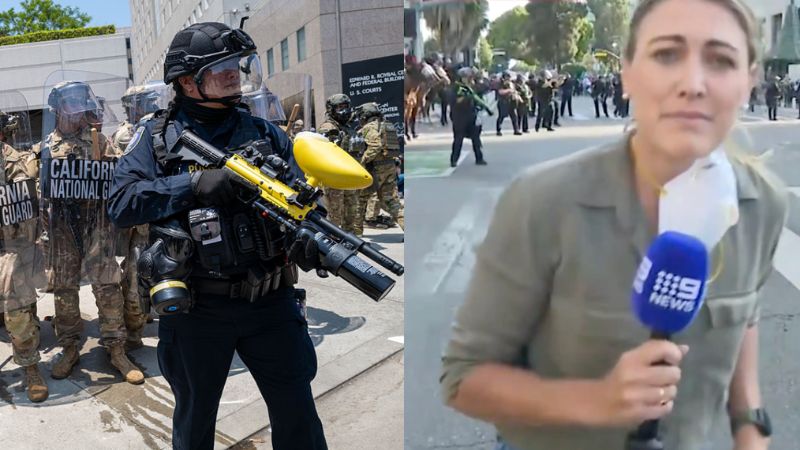 US में लाइव ग्राउंड रिपोर्टिंग के दौरान पुलिस ने महिला पत्रकार को मारी गोली, VIDEO वायरल