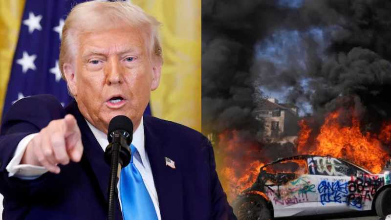 'आर्मी ने खून इसलिए नहीं बहाया कि देश अराजकता में डूबे...', इमिग्रेशन रेड के विरोध के बीच ट्रंप ने किया सेना तैनाती का बचाव