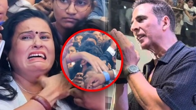 'हाउसफुल 5' के इवेंट में बेकाबू हुई भीड़, अक्षय कुमार को जोड़ने पड़ गए हाथ!