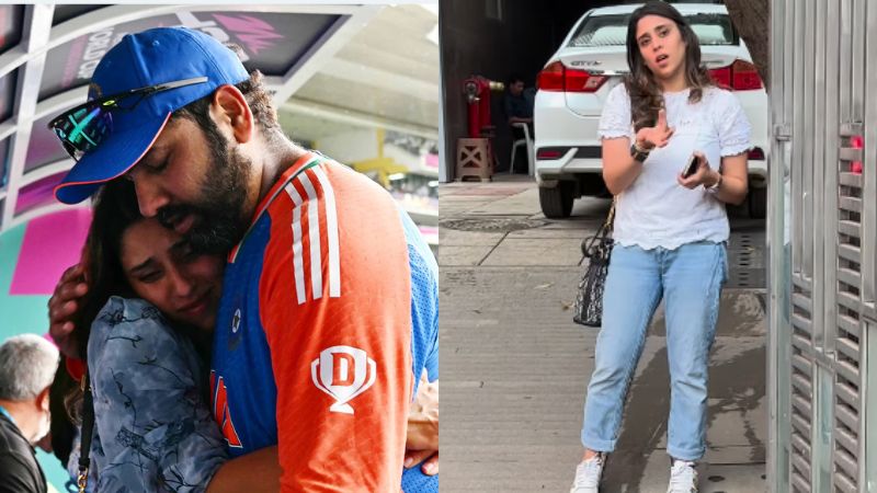 गुस्से में दिखीं रोहित शर्मा की पत्नी रितिका, पीछा करते-करते घर तक पहुंच गया शख्स, फोटो खींचने की कर रहा था कोशिश