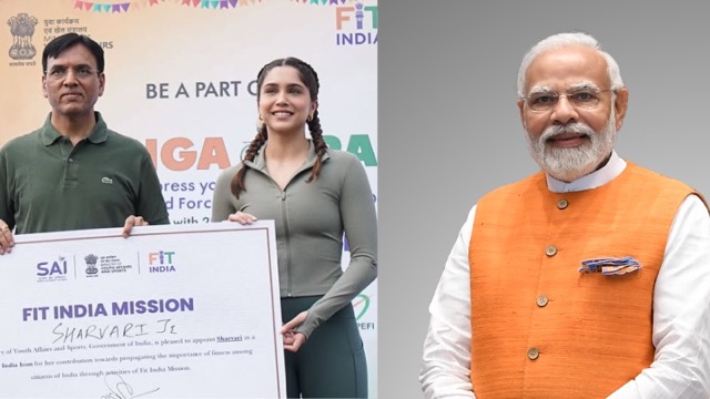 'YOUNG FIT INDIA ICON' बनीं शरवरी वाघ, बोलीं- पीएम मोदी की पहल का हिस्सा बनकर ख़ुश हूं
