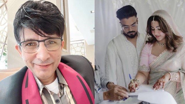 हिंदू से शादी कर हिना खान ने अपनाया सनातन धर्म? KRK ने फोटो पोस्ट कर दी बधाई!