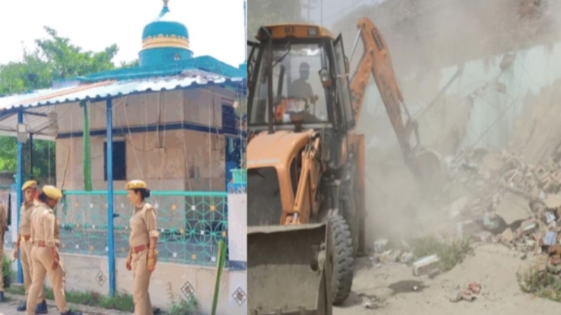 यूपी के सिद्धार्थनगर जिले में 105 साल पुरानी फागू शाह की मजार पर गरजा बुलडोजर, हर गुरुवार को लगता था मेला, जानें क्यों हुई कार्रवाई