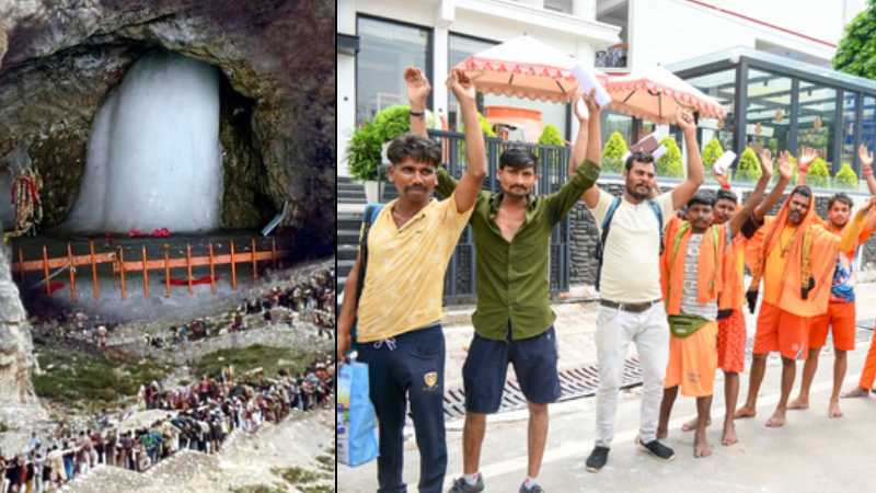 अमरनाथ यात्रा फिर शुरू, कड़ी सुरक्षा के बीच 7,908 तीर्थयात्रियों का नया जत्था जम्मू से हुआ रवाना