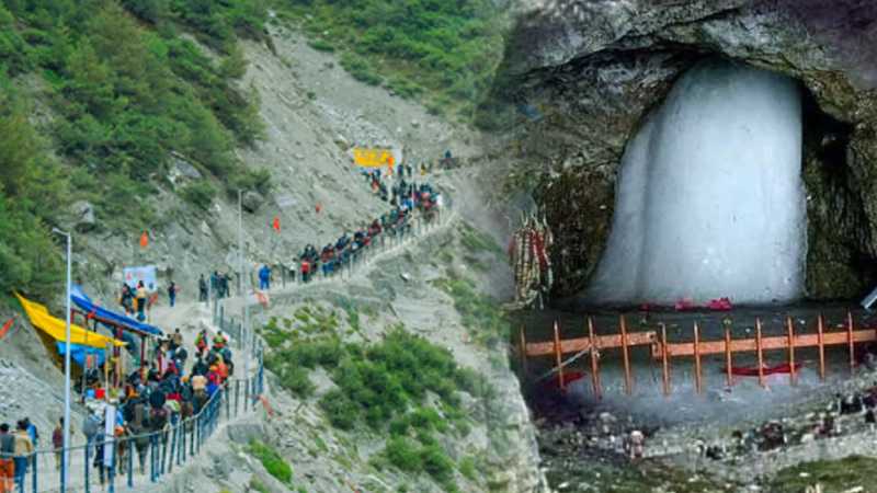 अमरनाथ यात्रा: जम्मू से 6411 तीर्थयात्रियों का तीसरा जत्था हुआ रवाना, पहले दिन 12300 यात्रियों ने किए बाबा बर्फानी के दर्शन