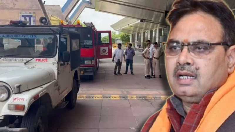 जयपुर में फिर बम धमाकों की धमकी, मुख्यमंत्री कार्यालय और एयरपोर्ट निशाने पर
