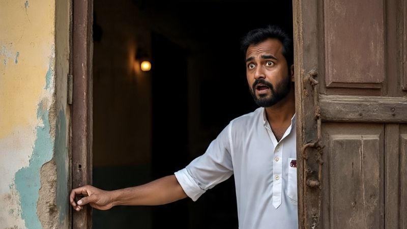 रोज रात में आती थी डरावनी आवाज, गेट खोलने के बाद जो दिखा उसने उड़ा दिया होश! Video Viral