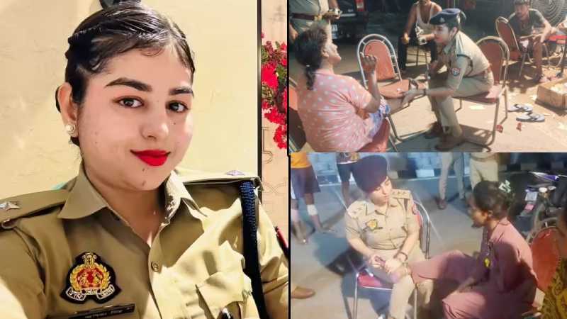 DSP ऋषिका सिंह ने वर्दी में दबाए कांवड़ियों के पैर, अखिलेश ने भी की तारीफ, सोशल मीडिया पर खूब वायरल हो रहा है वीडियो