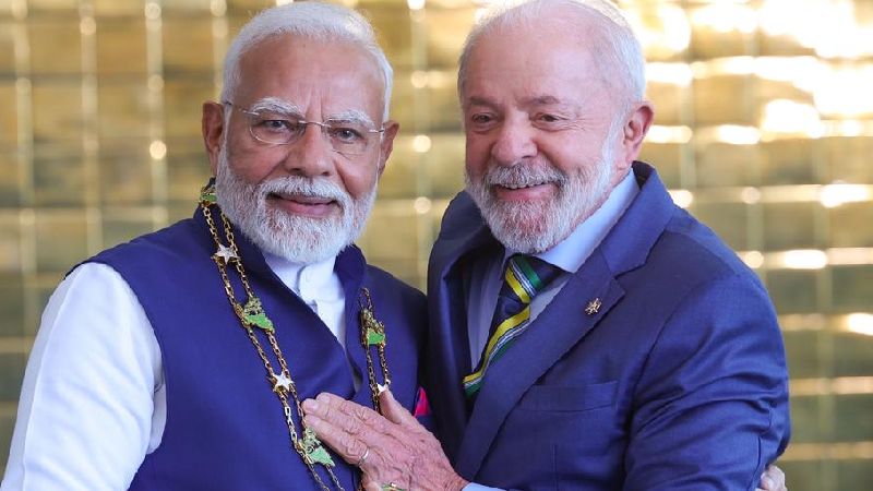 PM मोदी को मिला ब्राजील का सर्वोच्च सम्मान... कहा- "बॉल बाउंड्री के पार करें या गोल में डालें, टीम एक हो तो लक्ष्य कठिन नहीं"