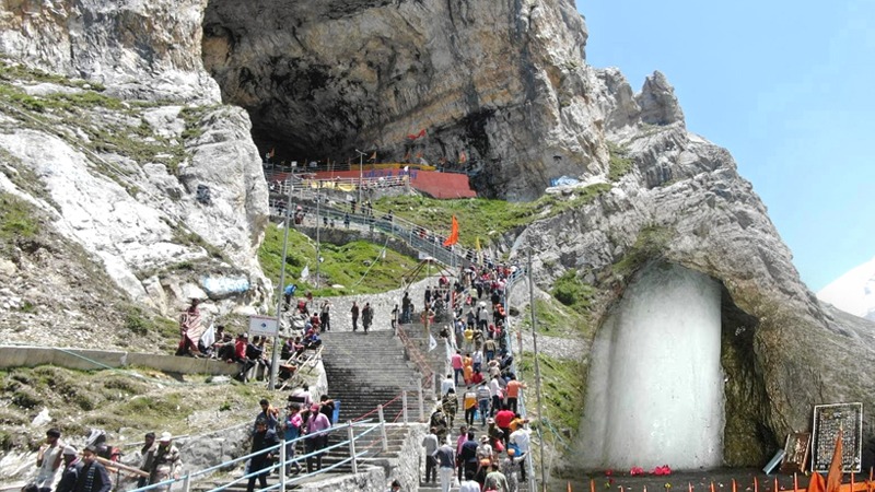 अमरनाथ यात्रा: भारी सुरक्षा के बीच सात दिन में एक लाख से अधिक श्रद्धालुओं ने किए बाबा बर्फानी के दर्शन