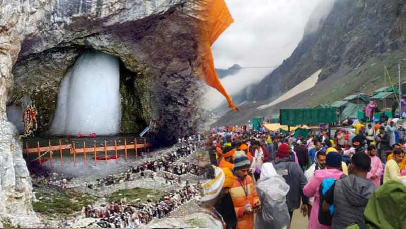 अमरनाथ यात्रा: बाबा बर्फानी के दर्शन के लिए श्रद्धालुओं की संख्या लगातार बढ़ रही है, 20 दिनों में 3.31 लाख भक्तों ने किए दर्शन