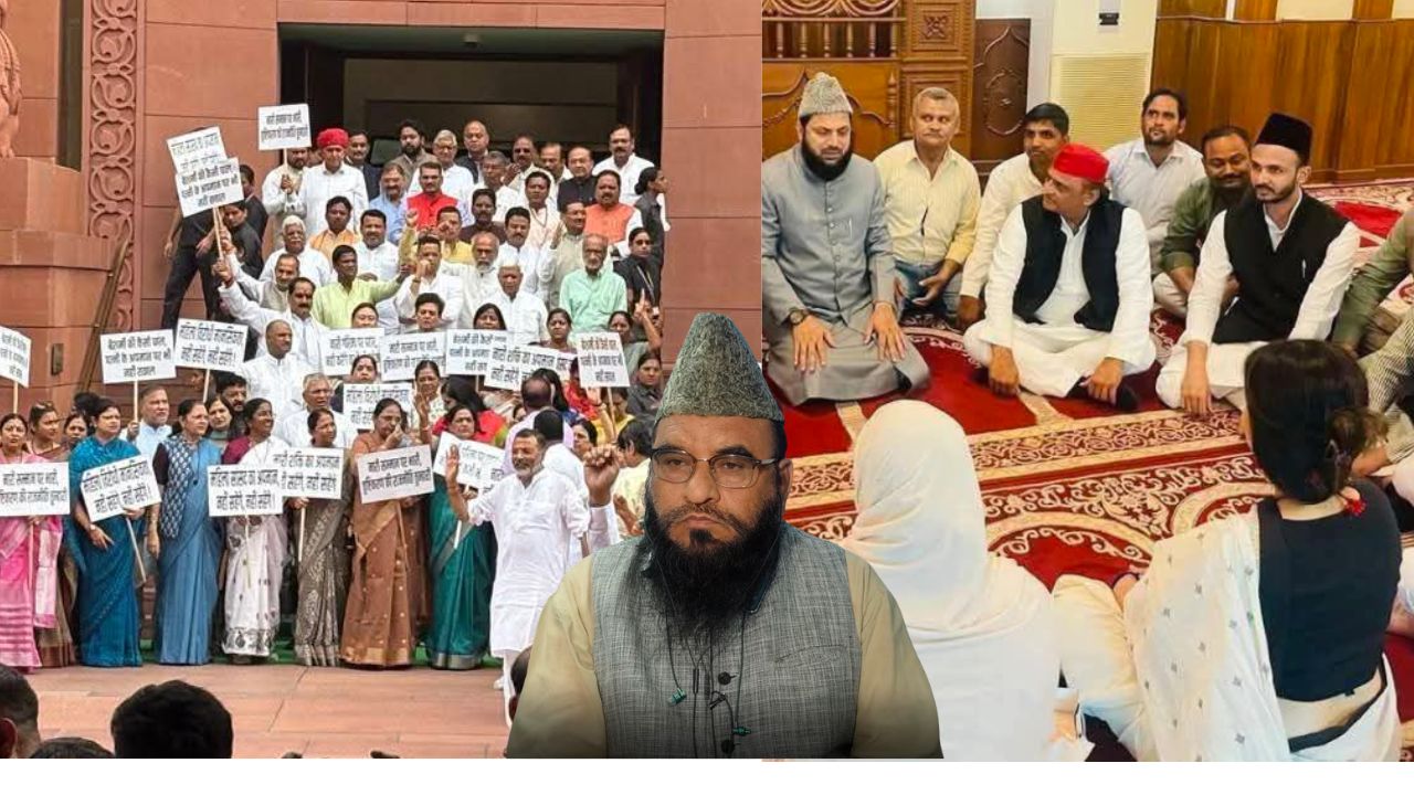 डिंपल यादव पर अभद्र टिप्पणी कर बुरे फंसे मौलाना साज़िद रशीदी, सपा की चुप्पी पर बीजेपी ने उठाया सवाल, NDA सांसदों खोला मोर्चा