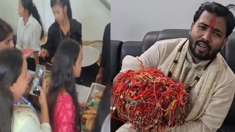 1 हाथ 10 हजार से ज्यादा राखियां...156 प्रकार का भोज...पटना के खान सर ने फिर से जीता दिल, कंपटीशन की तैयारी करने वालों बच्चों को दिया खास तोहफा