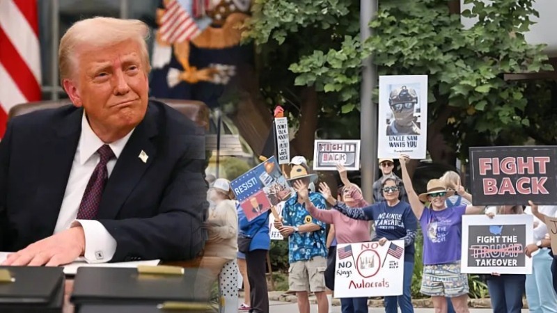 भारत से पंगा लेकर बुरे फंसे डोनाल्ड ट्रंप, अपने ही देश में लगा तानाशाही का आरोप, अमेरिका के कई शहरों में चल रहा विरोध प्रदर्शन