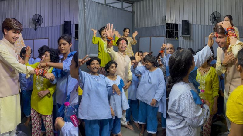 रक्षाबंधन पर 'अपना घर' आश्रम में बहनों ने सोनू राणा की कलाई पर बांधा उम्मीद और अपनेपन का धागा