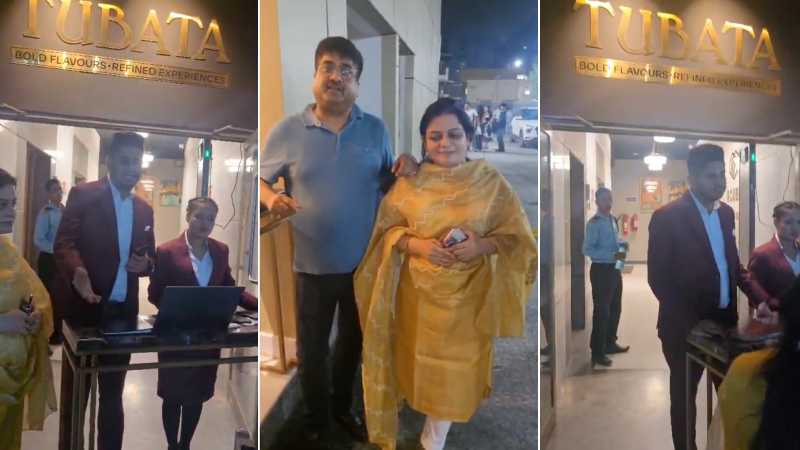 सूट और साड़ी में No Entry! महिला का सभ्य कपड़े पहनकर आना दिल्ली के रेस्टोरेंट को गुजरा नागवार, गेट पर रोका, VIDEO वायरल