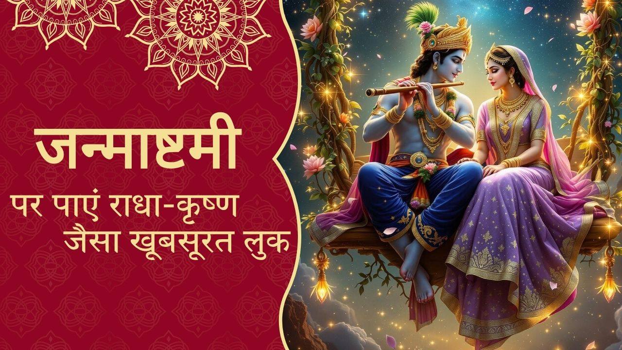 Janmashtami पर पाएं राधा-कृष्ण जैसा खूबसूरत लुक, ये आउटफिट्स बना देंगे आपको सबसे खास