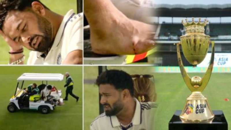 टीम इंडिया को लगा बड़ा झटका, एशिया कप 2025 से बाहर हुए ऋषभ पंत