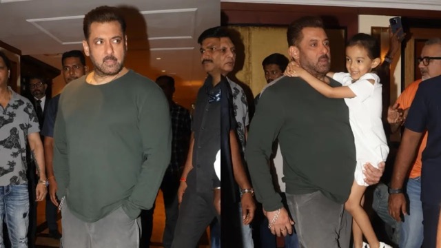 गोद में भांजी को लिया, पैप्स को दी वॉर्निंग, कहा- चलो, चलो, बच्ची साथ में है, वीडियो देख सलमान पर लोगों ने लुटाया प्यार