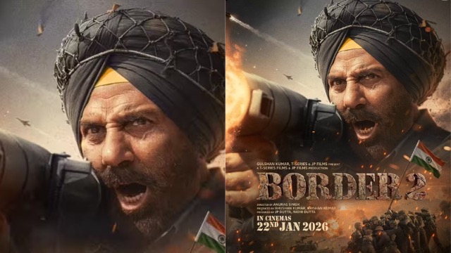 Border 2: कंधे पर तोप और आंखों में जोश, हिंदुस्तान के लिए एक बार फिर लड़ने को तैयार सनी देओल, इस दिन रिलीज होगी फिल्म