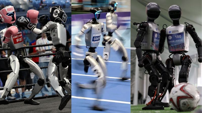 फुटबॉल से लेकर बॉक्सिंग तक... चीन ने कराया रोबोट ओलंपिक, 16 देशों ने लिया हिस्सा