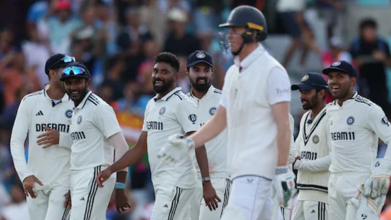 Ind Vs Eng 5th Test: जीत से 9 कदम दूर भारत, इंग्लैंड को मिला 374 रनों का लक्ष्य, जायसवाल-सुंदर-जडेजा,आकाशदीप ने अंग्रेजो के छक्के छुड़ाए