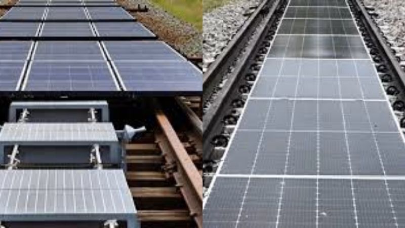 धूल, बारिश और कंपन से सुरक्षित, प्रतिदिन सैकड़ों यूनिट बीजली की क्षमता... रेलवे की अनूठी पहल, ट्रैक के बीचों बीच लगाया सोलर पैनल