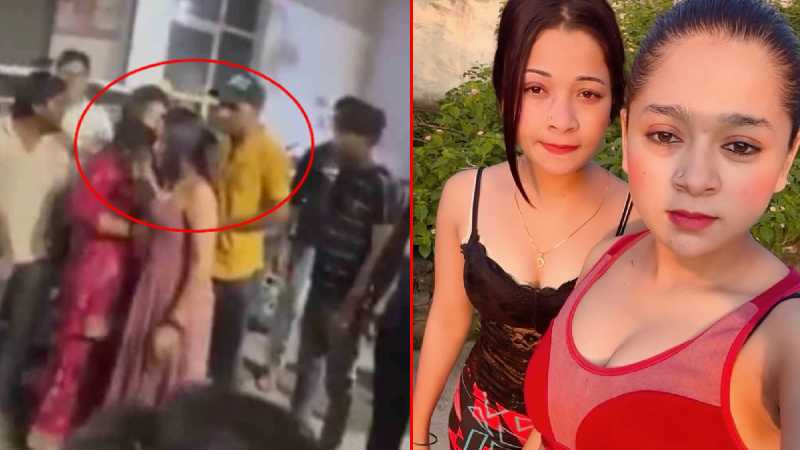 अमरोहा में 'गालीबाज़' महक-परी का नया बवाल, मेले में लोगों से लड़ाई का वीडियो वायरल