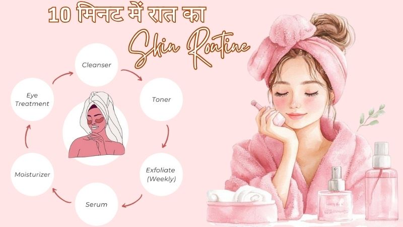 सिर्फ 10 मिनट में रात का Skincare Routine, जिससे फाइन लाइन्स और दाग-धब्बों की होगी छुट्टी