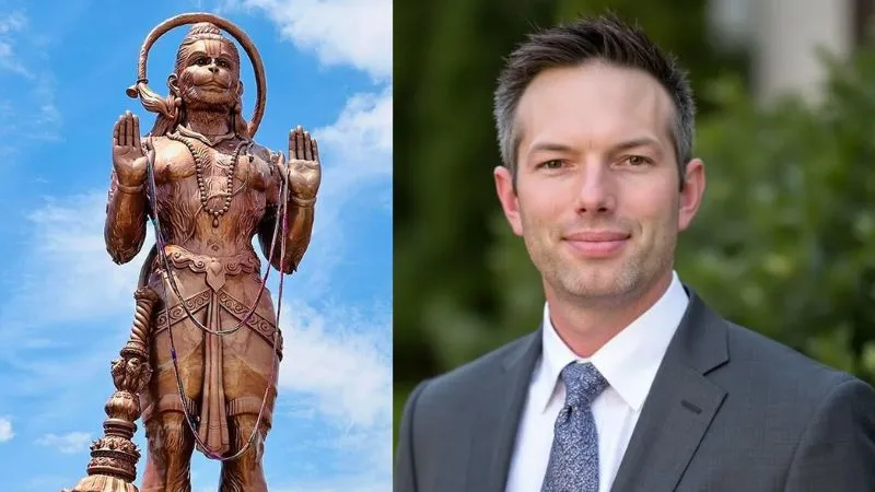 डोनाल्ड ट्रंप के नेता का हनुमान मूर्ति पर विवादित बयान, अमेरिकियों ने ही दिखा दिया आईना, कहा- वेद पहले आए