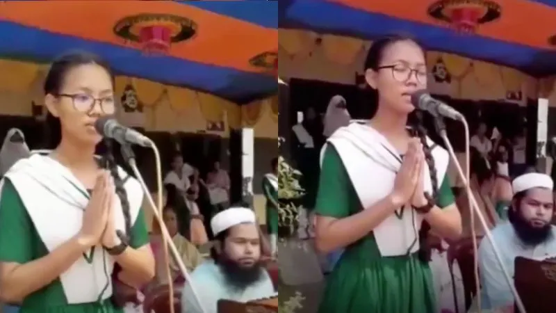 'बहादुर हिंदू बहन को सलाम...', बांग्लादेश में कट्टरपंथी मुसलमानों से घिरी हिंदू लड़की ने निडर होकर किया श्लोकों का पाठ, VIDEO वायरल