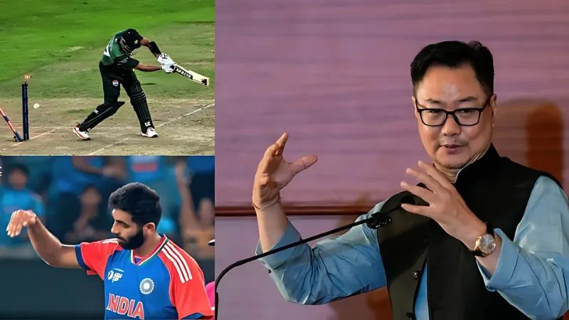 'पाकिस्तान इसी सजा का हकदार...', किरेन रिजिजू ने बुमराह के प्लेन सेलिब्रेशन पर किया मजेदार कमेंट, कस दिया तंज