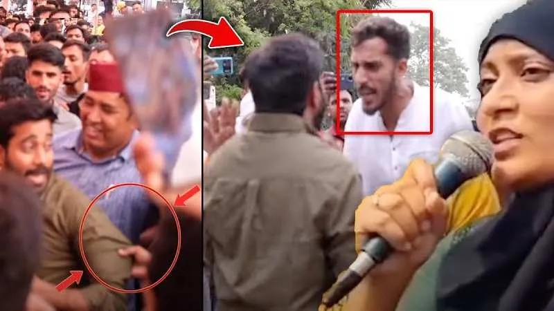 Dehradun Protest: बुर्के वाली ने नेपाल बनाने की दी धमकी, पत्रकार ने खोला राज तो मारपीट करने लगे!