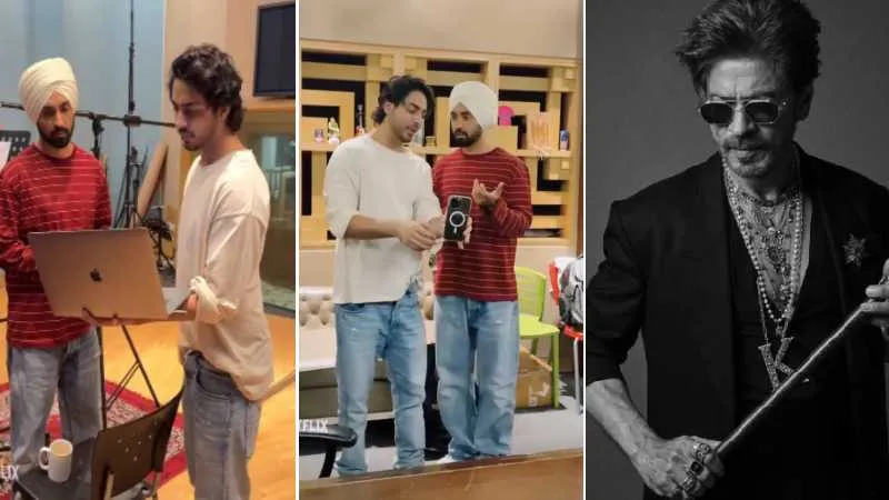 'पाजी को दिल से धन्यवाद और एक बड़ी झप्पी',आर्यन की वेब सीरीज में दिलजीत का गाना सुनकर भावुक हुए शाहरुख खान