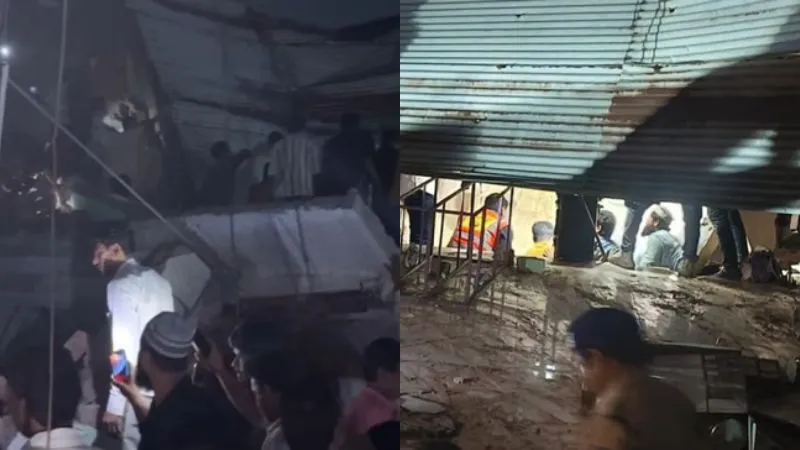 इंदौर में 3 मंजिला इमारत भरभराकर गिरी, दर्जनों घायल, कई मलबे में फंसे, सामने आई रोंगटे खड़ी कर देने वाली VIDEO
