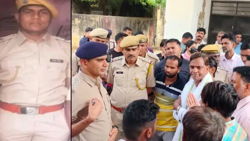 Rajasthan: दौसा में सब-इंस्पेक्टर की मौत पर परिजनों का धरना, 5 करोड़ मुआवजे की मांग, विधायक बैरवा ने सरकार पर साधा निशाना