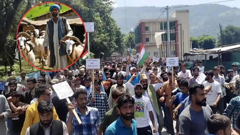 जम्मू कश्मीर में कृषि तकनीशियनों की भर्ती में अनियमितता के खिलाफ छात्रों का प्रदर्शन