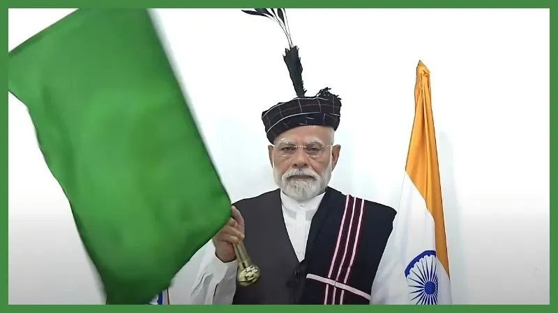 आजादी के 78 साल बाद आइजोल के लोगों ने देखी रेल, PM मोदी ने किया बइरबी-सैरांग लाइन का उद्घाटन, कहा- ये बदलाव की लाइफ लाइन है