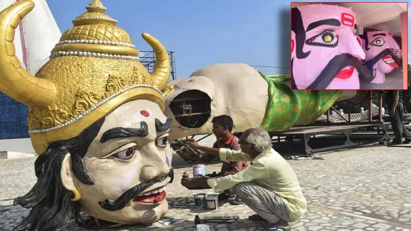 अयोध्या में फिल्मी रामलीला में रावण दहन पर रोक, 240 फीट ऊंचे पुतले को जलाने की अनुमति नहीं
